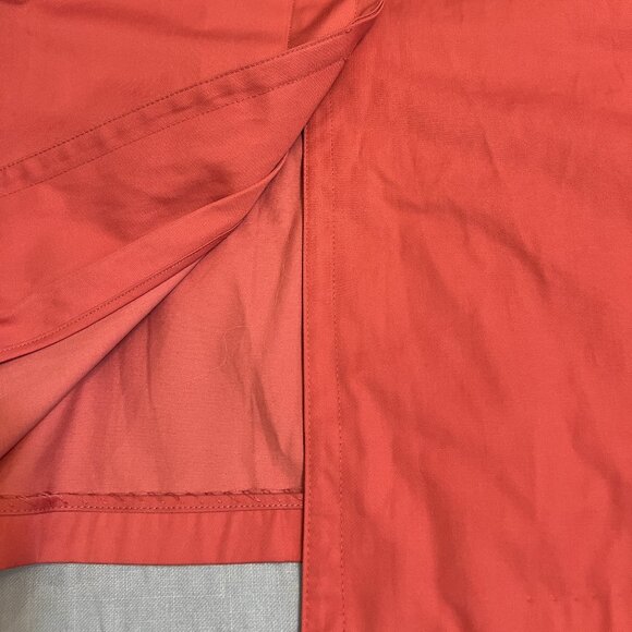 NWOT Talbots Women's Trench Coat Button Dark Pink Belted Size 10 - Picture 15 of 15